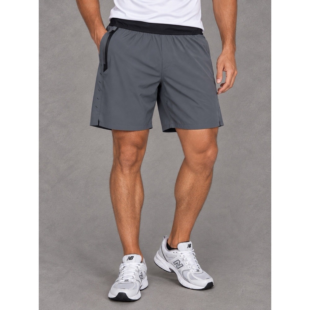 Ten Thousand The Interval Shorts Mens Medium Gray Training Running Gym Athletic